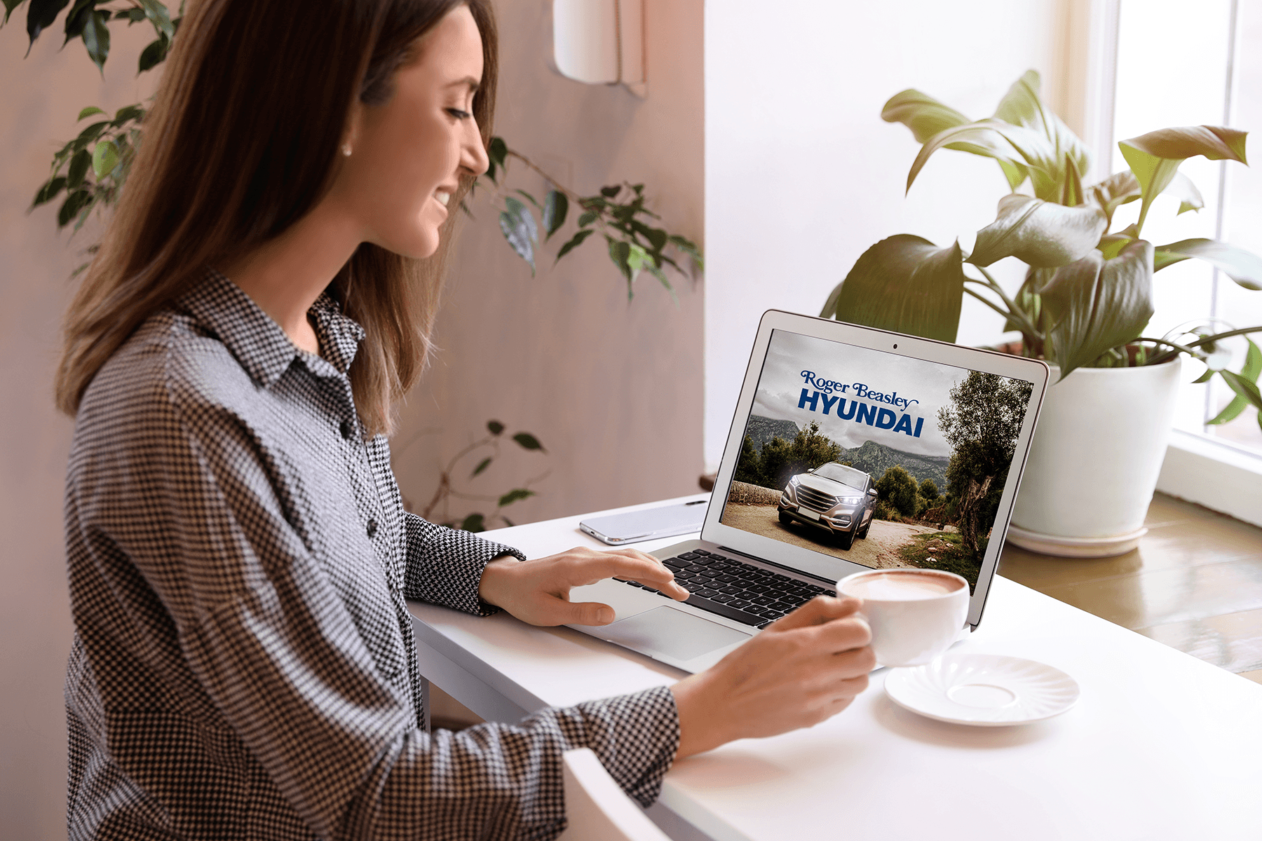 Women looking at laptop